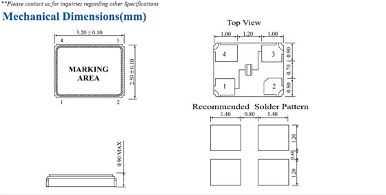 HCX-3FB晶振规格书 HCX-3FB晶振规格书