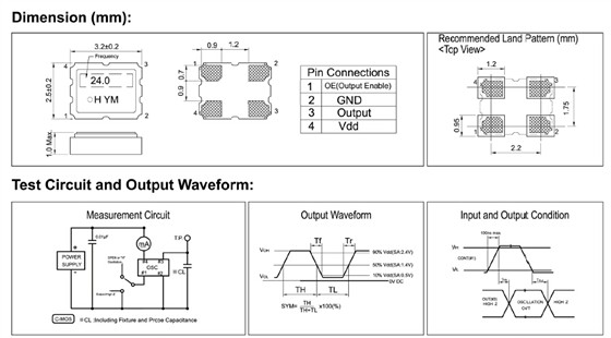 HSO321S晶振规格书