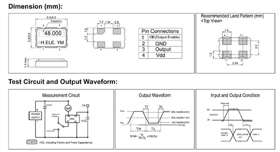 HSO531S晶振规格书