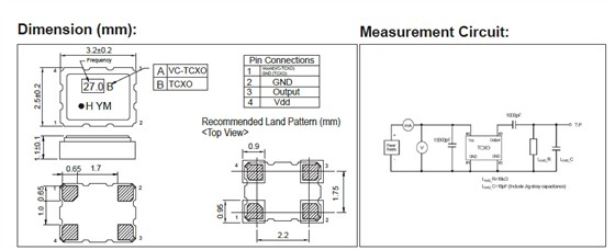HSA321S晶振规格书