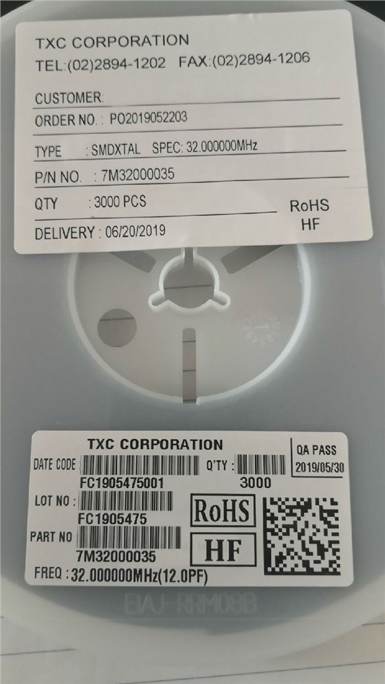 7M32000035晶振新货实拍 7M32000035晶振新货实拍
